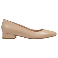 Caldise Leather Low Heel Dress Shoes