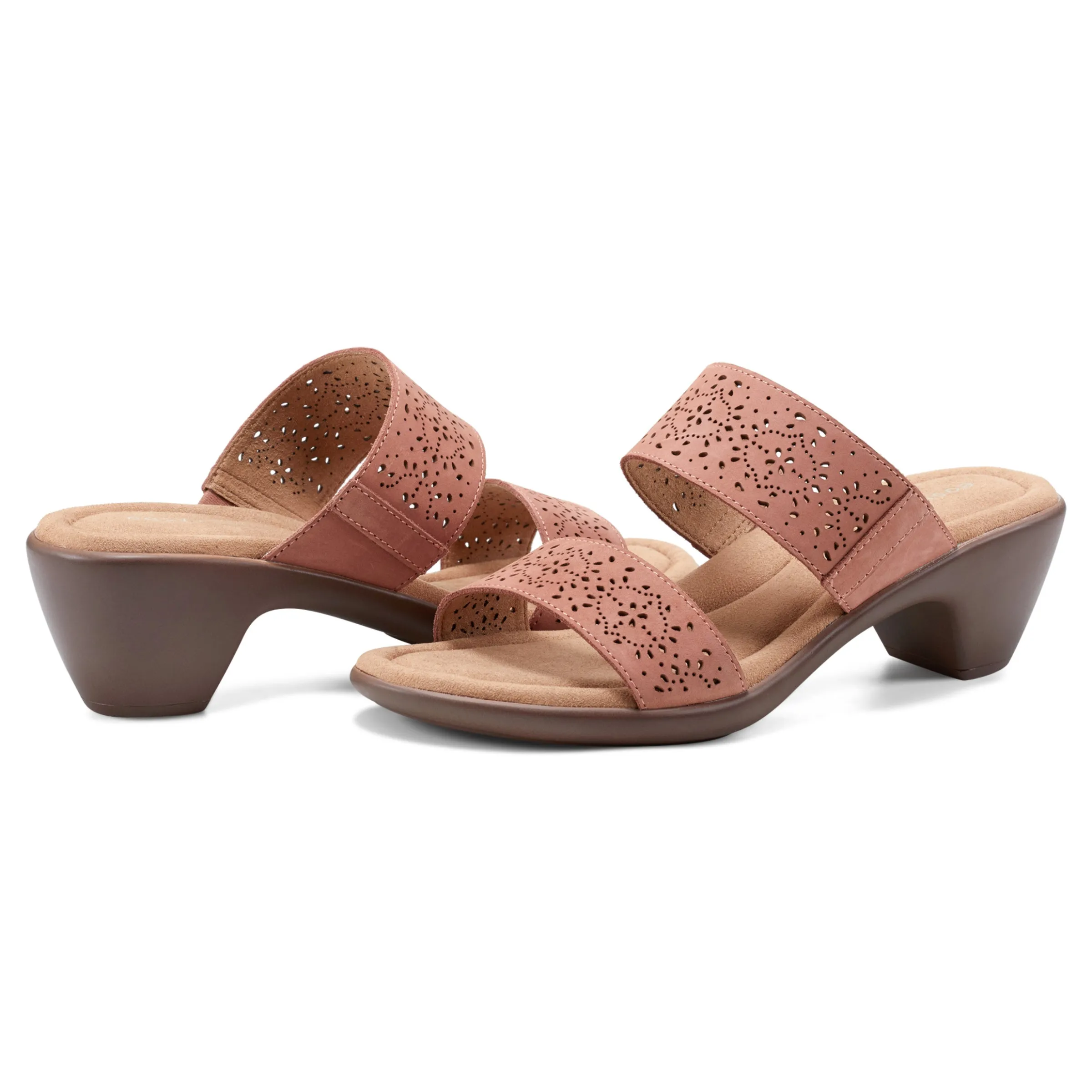 Crista Casual Slide Heeled Sandals