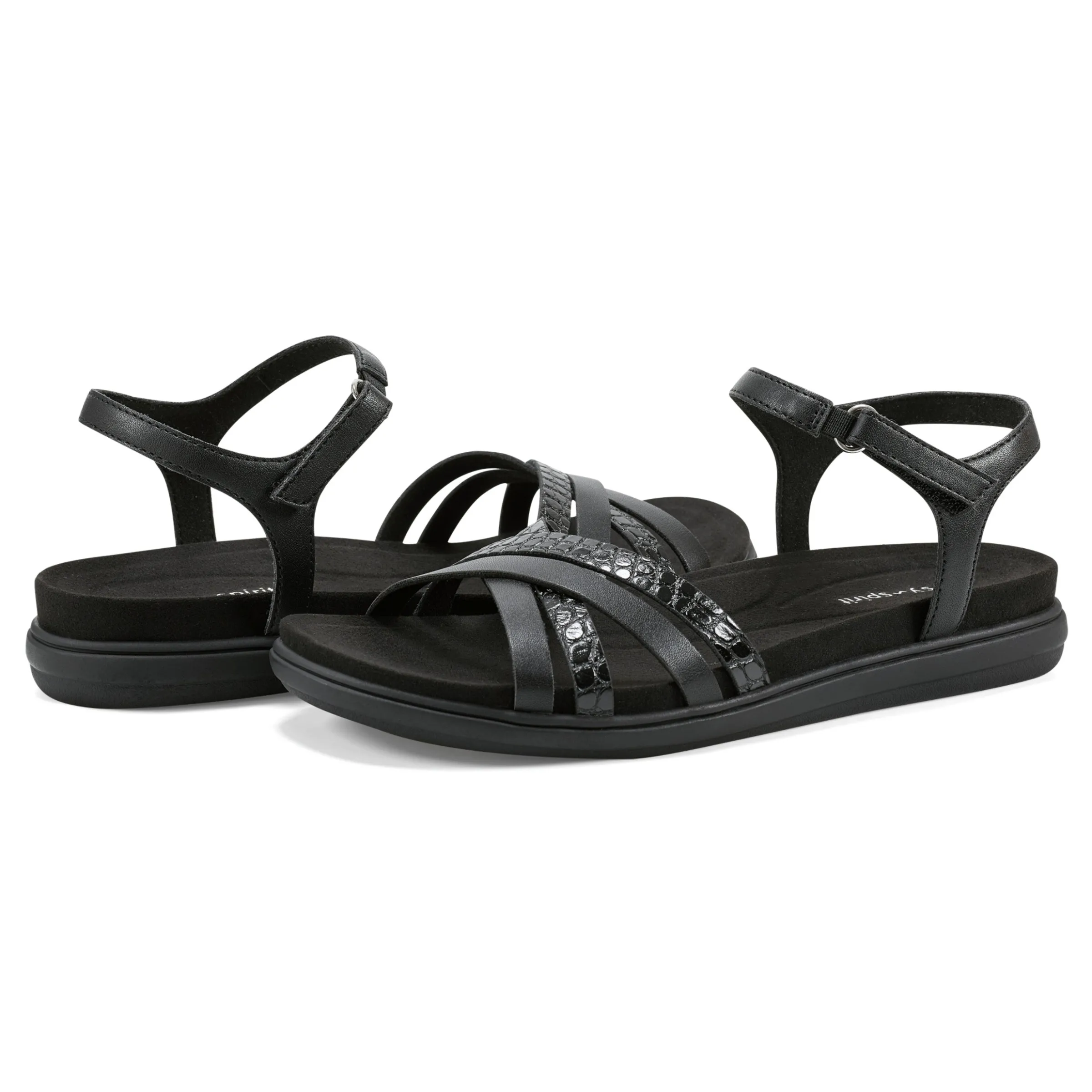 Dottle Flat Ankle Strap Sandals