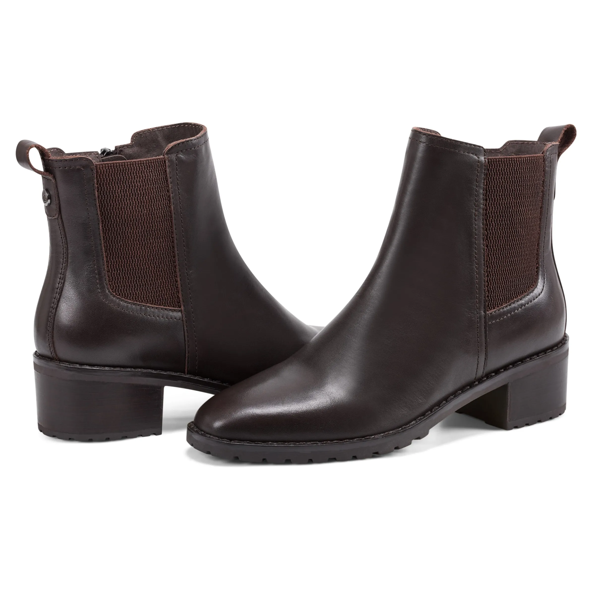 Fedra Block Heel Dress Booties