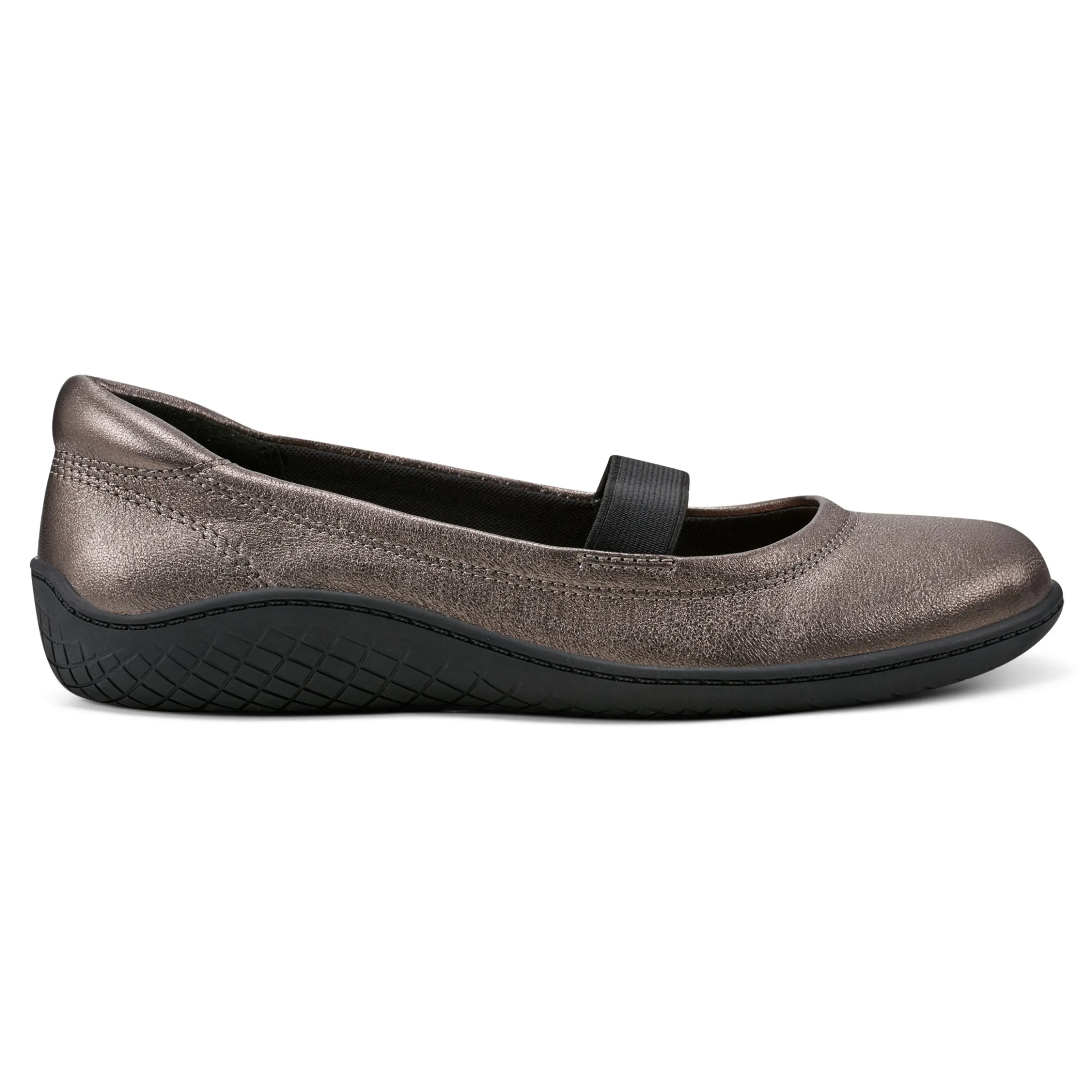 Golden Mary Jane Casual Ballet Flats