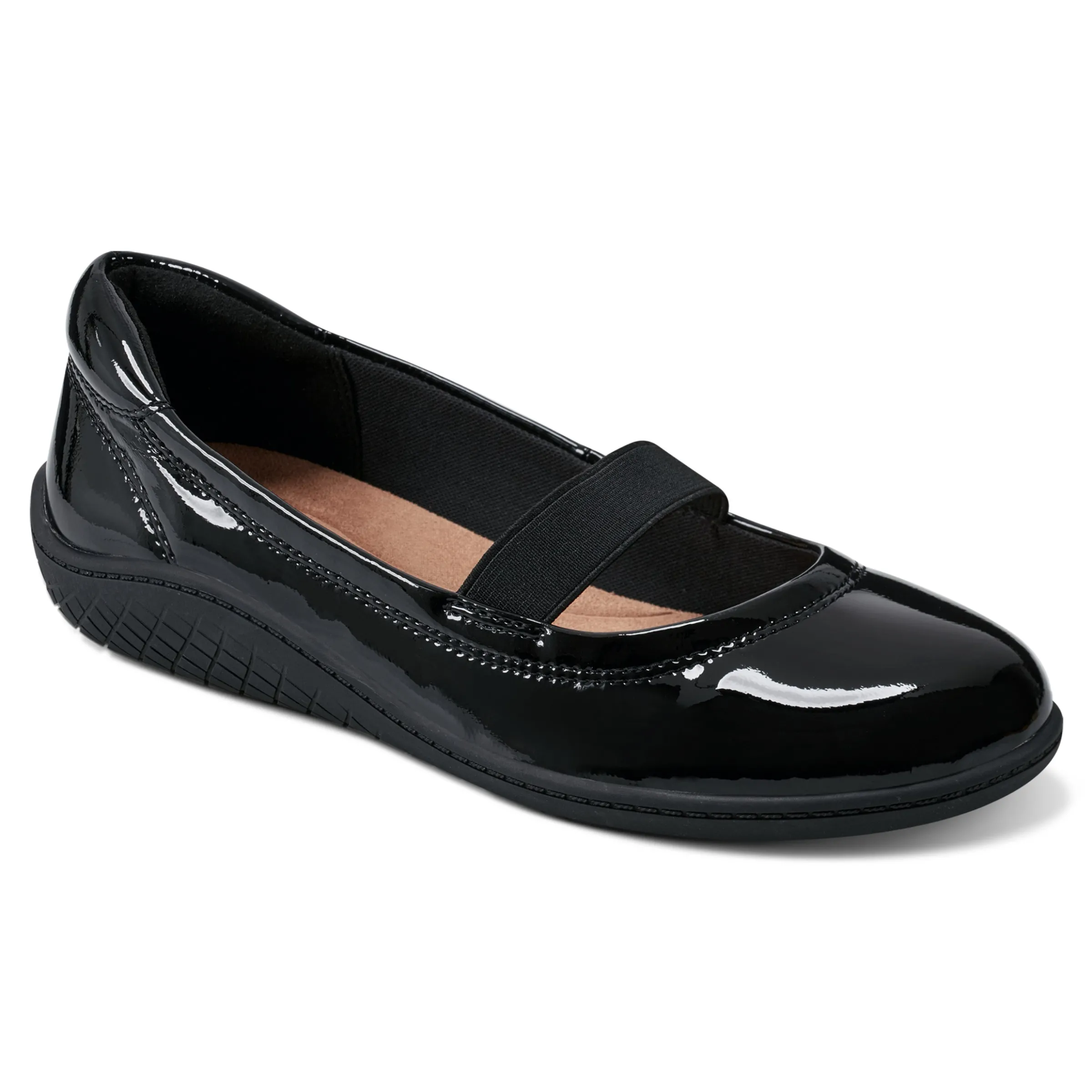 Golden Mary Jane Casual Ballet Flats