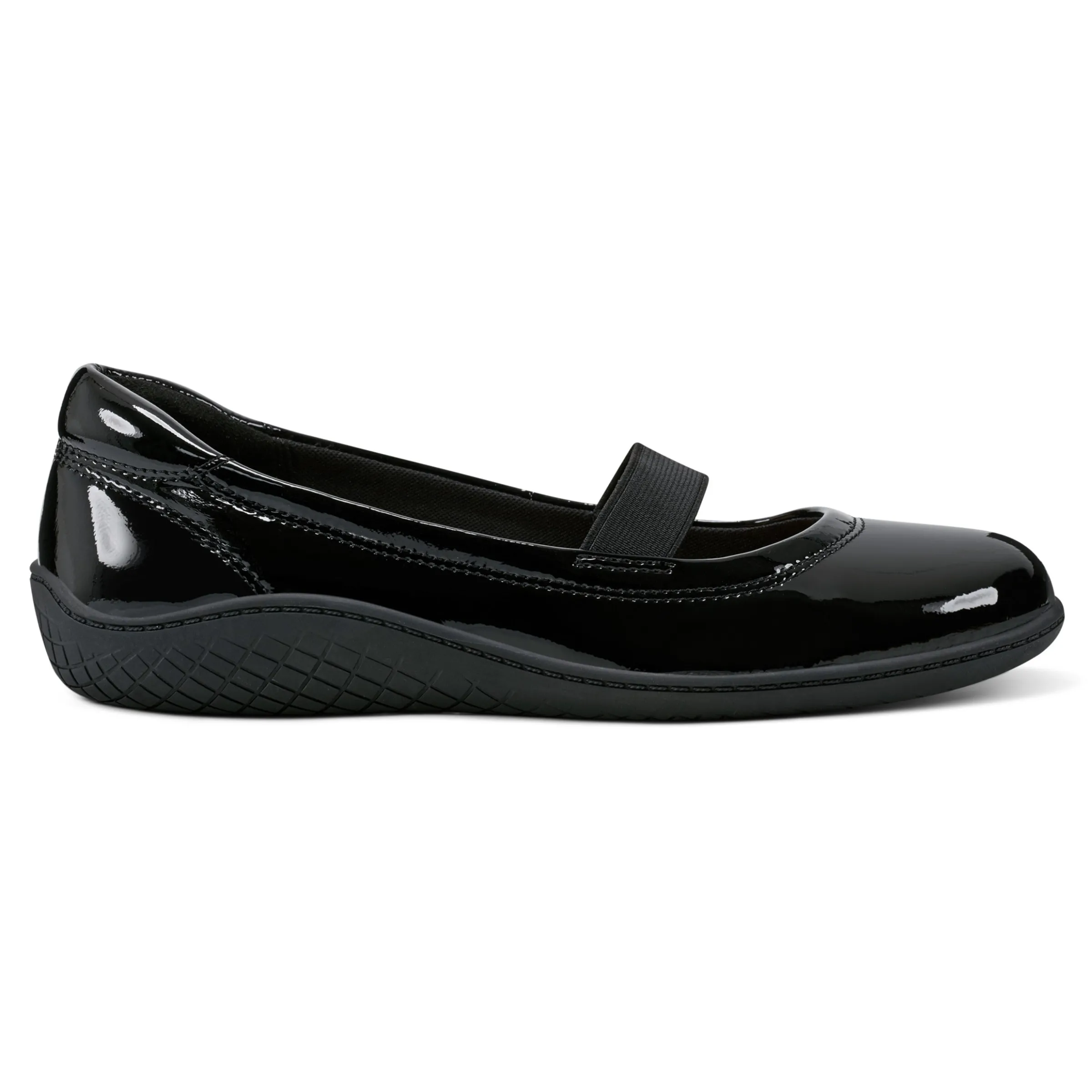 Golden Mary Jane Casual Ballet Flats