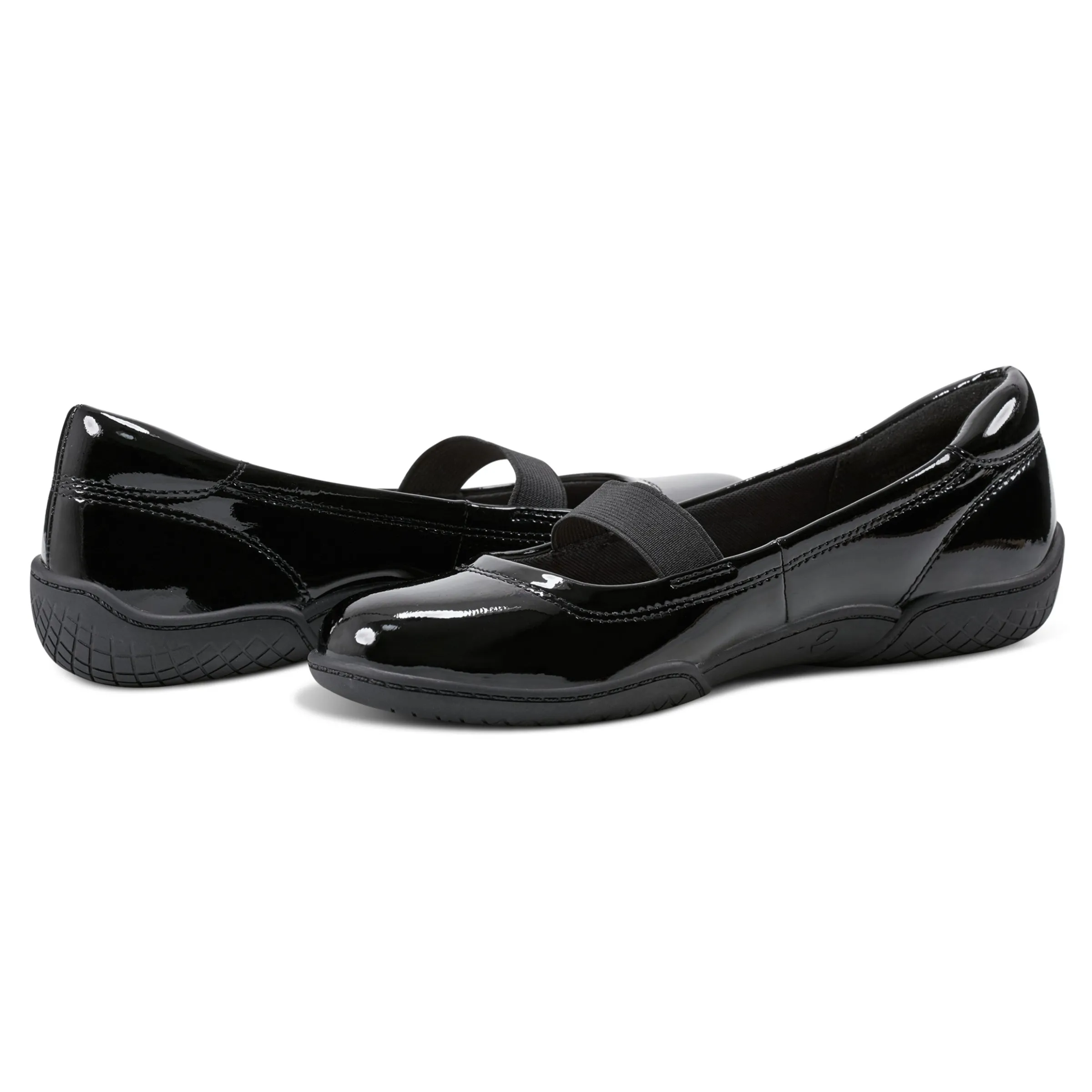 Golden Mary Jane Casual Ballet Flats