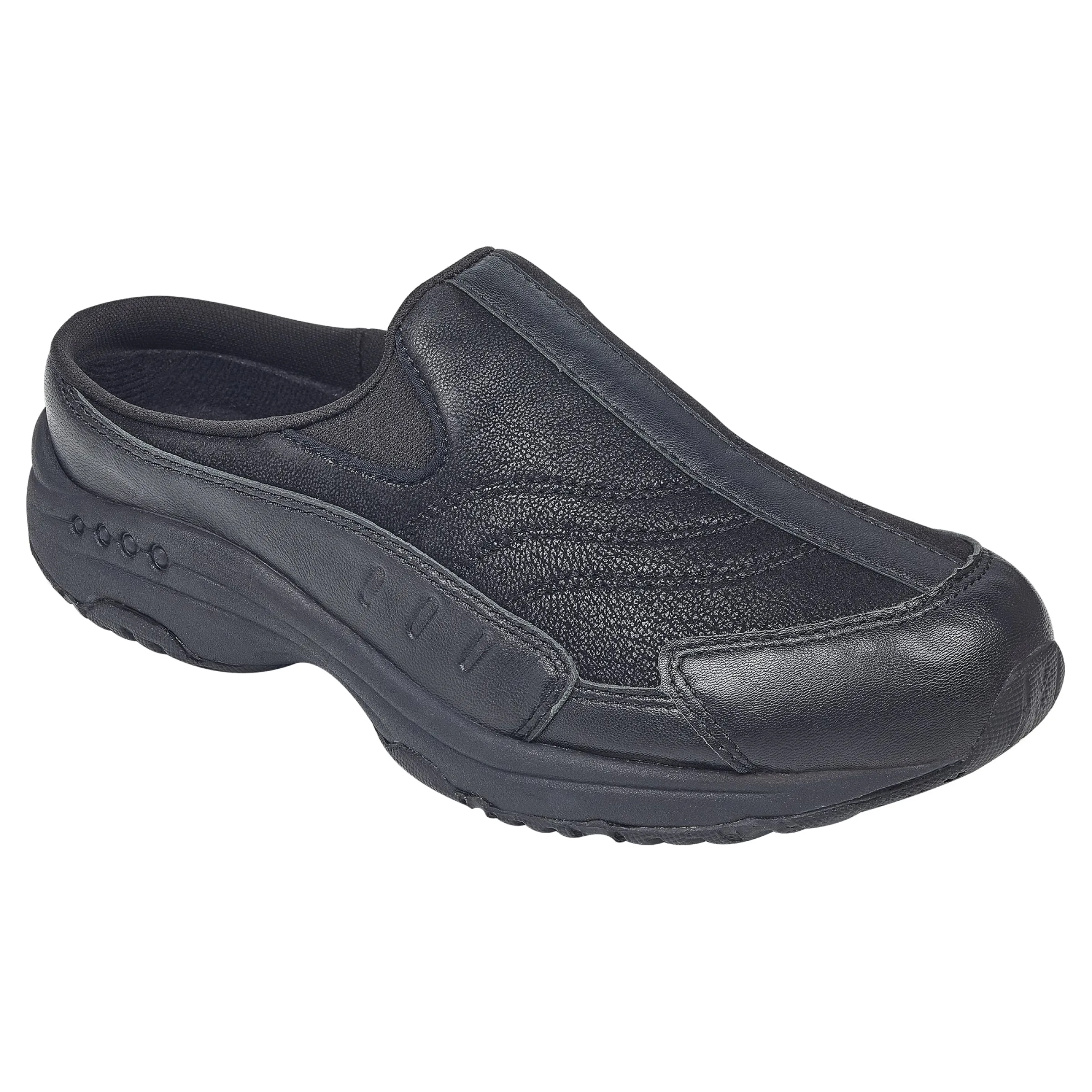 Traveltime Leather Clogs